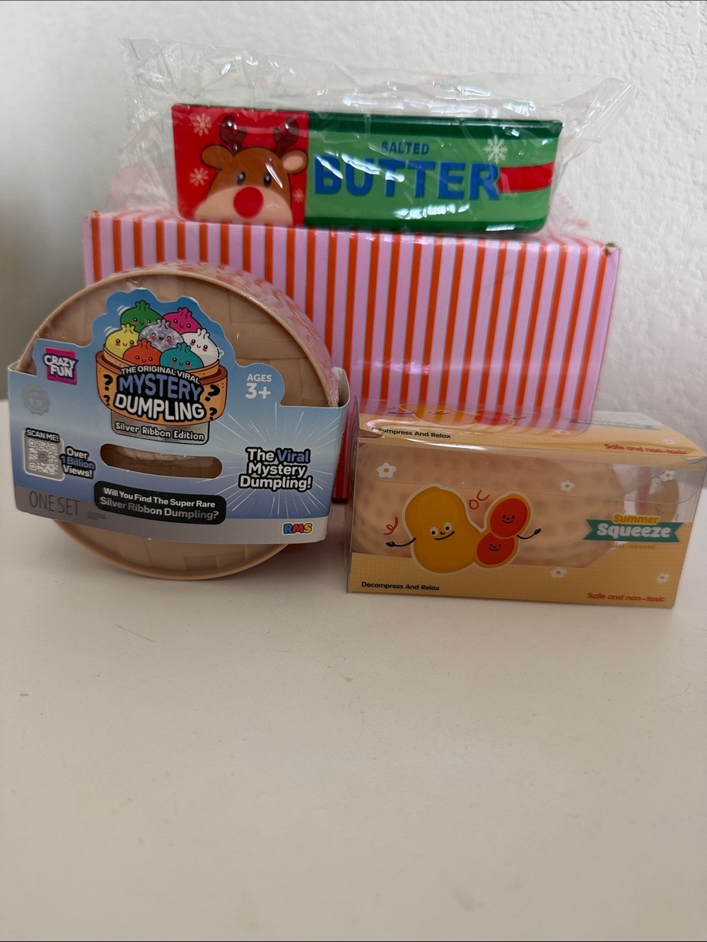 🎄RMS “Silver Ribbon” DUMPLING!🩶 🎄HOLIDAY BUTTER SQUISH!🎄CRUNCHY PEANUT!!🥜 bundle